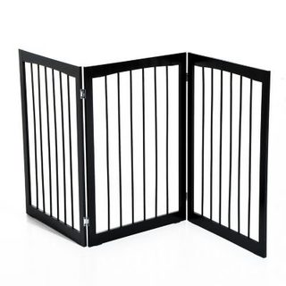 Barrière modulable pliable barrière de sécurité 160L x 76H cm MDF