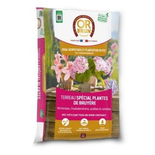 Terreau spécial plantes de bruyère - OR BRUN - OBRTBRU6U - 6L - Meilleur enracinement