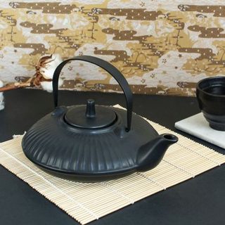 Théière - HOME DECO FACTORY - Chan - Céramique - Noire - 60 cl