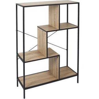 Etagère en bois et métal Edison 80x30x113 cm
