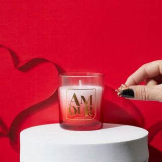 Bougie - THE CONCEPT FACTORY - Parfumée Rêve Poudre - Bijou Bague - Rouge