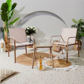 Salon de Jardin - HOME DECO FACTORY - MEXICO - Graphique - Beige