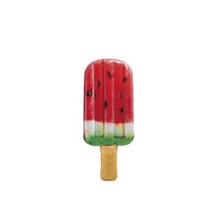 Matelas gonflable glace à la pastèque Rouge, L. 191 x l. 76 x H. 10 cm, PASTÈQUE