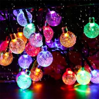 Guirlande électrique 20 lampes multicouleurs IP44 L.5,8m Lumisky, Festy color