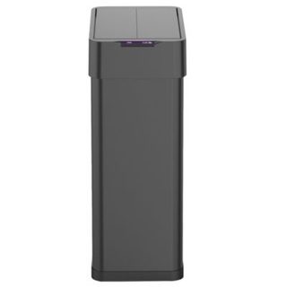 Poubelle automatique inox SILVERLAKE noir 70L