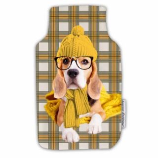 Housse de bouillotte Beagle a lunette