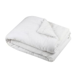Plaid ou Edredon en gaze de coton 125 x 150 cm Pop color ecru