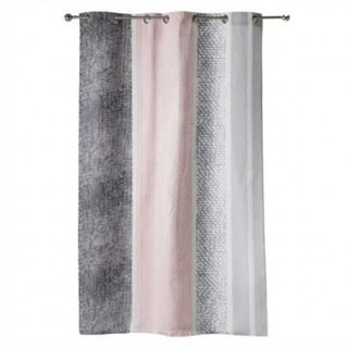 Rideau a oeillets 140 x 240 cm Textilio Rose