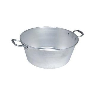 Bassine Aluminium Anse Alu 45 - 21 L Epr 1,5 Mm - Le Pratique