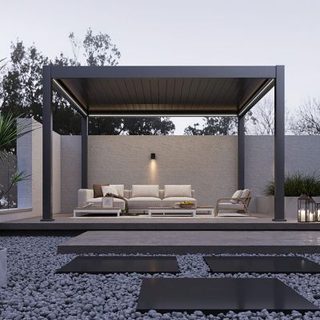 Kit LED pergola bioclimatique autoportée 4x4M