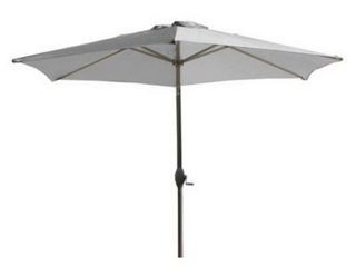 Parasol à manivelle en aluminium  et toile - MARBELLA