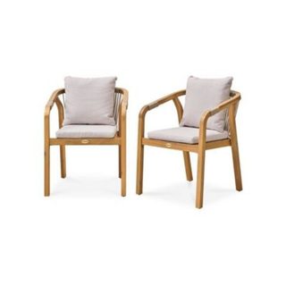 Lot de 2 fauteuils de jardin - DCB GARDEN - Serena-FT