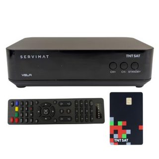 VELA Décodeur Satellite Astra + Carte TNTSAT SERVIMAT