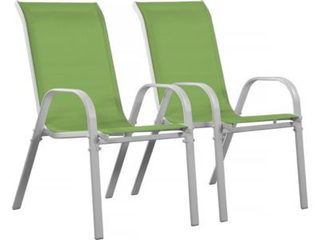 Fauteuil jardin Textilène "Cordoba"  Phoenix  Vert  Lot de 2