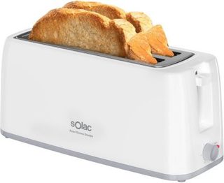 Grille-pain Blanc 1200W 4 Tranches Longues