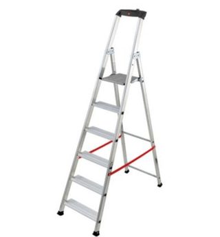 Escabeau professionnel pliable en aluminium 6 marches larges Hailo Alu Pro