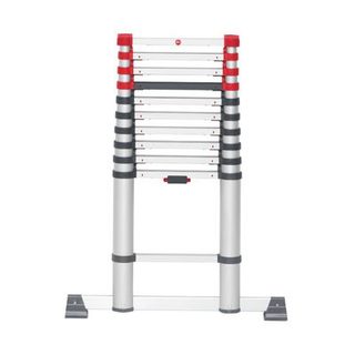 Echelle télescopique 11 échelons - Longueur 3.20m - Hauteur de travail max. 4.00m - 7113-112