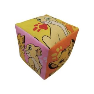 Coussin premium - Cube - LE ROI LION - Microfibre - 25 x 25 x 25 cm