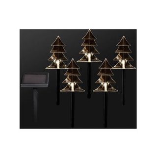 5 Sapins solaire 5 LED design et moderne