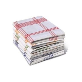 Torchons de cuisine HOME LINGE PASSION lot 6 100% coton 50 x 70 cm multicolore