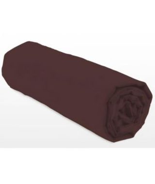Drap-housse - LOVELY HOME - LH71595 - 160x200+30 cm - Marron