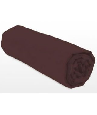 Drap-housse - LOVELY HOME - LH71596 - 140x190+30 cm - Marron