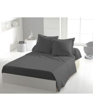 Drap plat - HOME LINGE PASSION - 240 x 300 cm - Anthracite