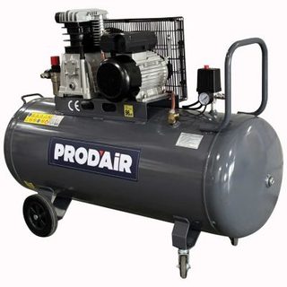 Compresseur 200 Litres lubrifié 4 CV 10 Bars Courroie - Sur roues