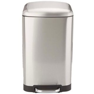 Poubelle de cuisine à pédale Kitchen Move Greenwich inox 30 L