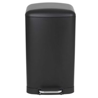 Poubelle de cuisine à pédale Kitchen Move Greenwich noir 40 L