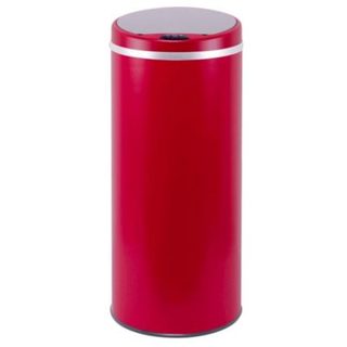 Poubelle de cuisine à ouverture automatique Kitchen Move Soho rouge 42 L