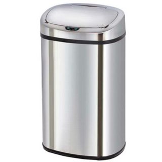 Poubelle de cuisine à ouverture automatique Kitchen Move Majestic inox 58 L