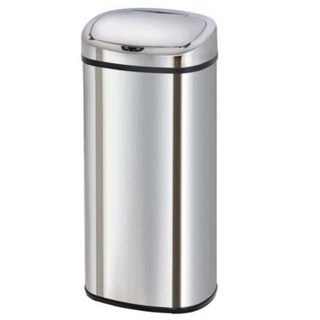 Poubelle de cuisine à ouverture automatique Kitchen Move Majestic inox 80 L