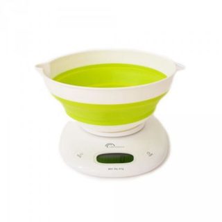 Balance de cuisine électronique 5kg - 1g vert anis Little Balance 8064 bol up