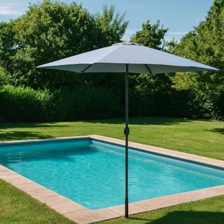 Parasol gris rectangle 295 x 295 m degrés SPEZIA
