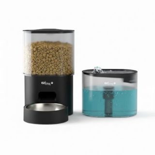 Distributeur de croquettes et fontaine pour chat et petit chien Eziclean Nutribot Connect X (3L/2,5L)