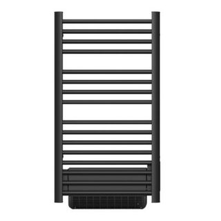 Sèche-serviette électrique sans fluide avec soufflerie 500W+1000W H.100,5xL54cm BESTHERM HESTIA noir