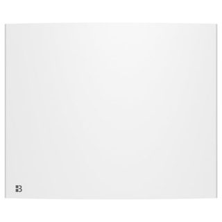 Radiateur électrique fixe à inertie sèche fonte 1000W BESTHERM BIA horizontal blanc