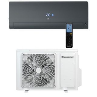 Climatisation Unité extérieure 3.5 kW et Unité intérieure noire Nagano - THERMOR