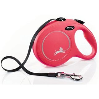 Flexi Classic L sangle 8 mètres  rouge laisse pour chien max 50 kg.