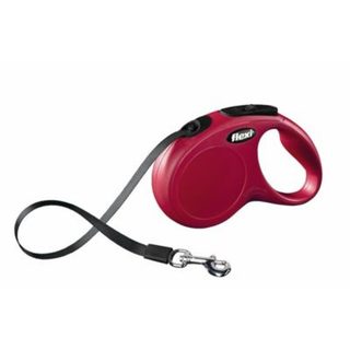 Laisse sangle 5 mètres S rouge laisse pour chien Max 15 KG