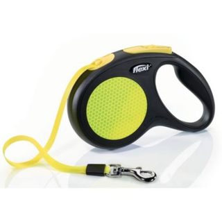 Flexi néon M sangle 5 mètres  laisse flexi pour chien max 25 kg