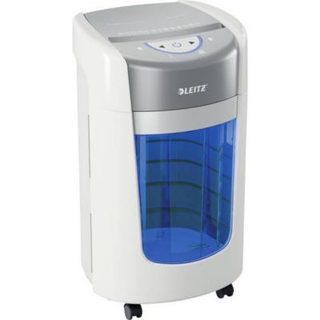 Destructeur de documents micro-découpe P-5 Leitz IQ OptiMax HomeOffice 6 feuilles, 15 L