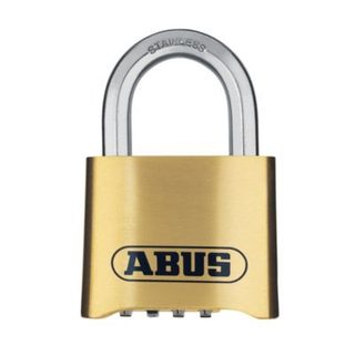 Abus Cadenas Nautilus 180IB/50 Laiton Forgé 4 Chiffres Acier Inoxydable