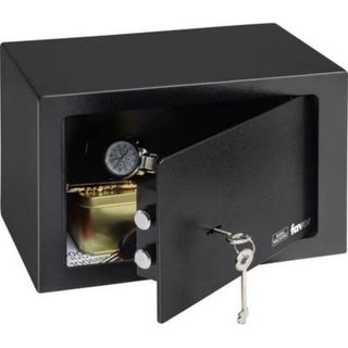 Coffre-fort antivandalisme Favor S3 K 35770 - 200 x 310 x 200 mm, serrure à clé, 2 clés incluses