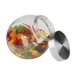 Bocal en verre pour bonbon pâtes riz 1 litre