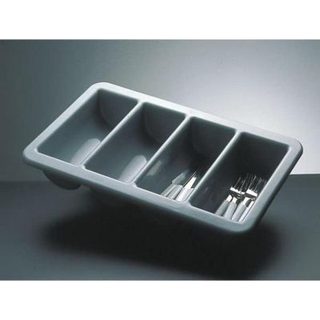 Grand Range-Couverts 4 compartiments GN 1/1 - Gris
