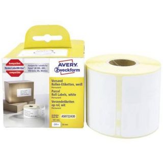 Avery Zweckform rouleau d'étiquettes thermiques 101 x 54 mm 220 pièces, papier blanc.