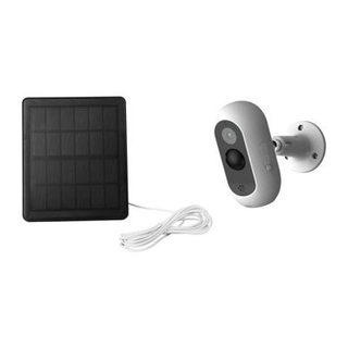 LINK2HOME - Camera solaire Wi-Fi - HD 1080P - Angle 110 degres - Vision nocturne - IP65