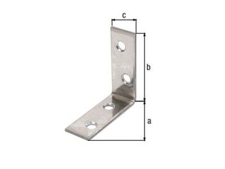 GAH ALBERTS Equerre Chaise 60X60X18mm Inox